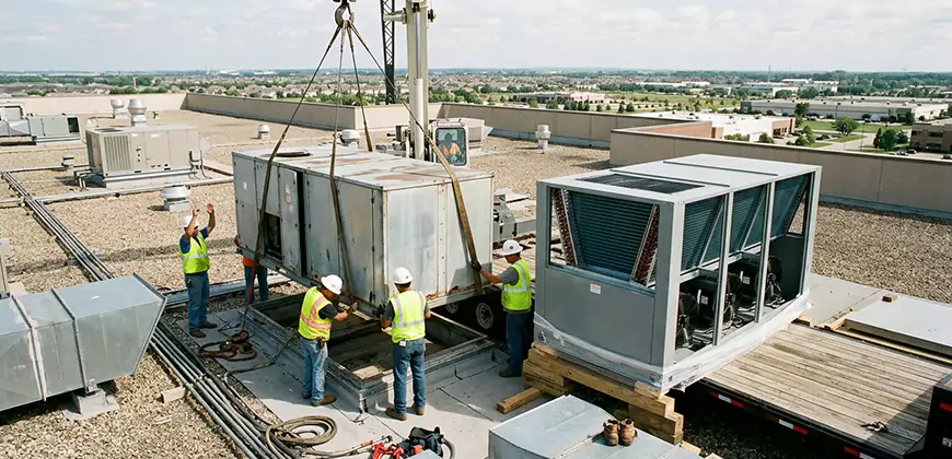Commercial Air Handling Unit Replacement in Southaven