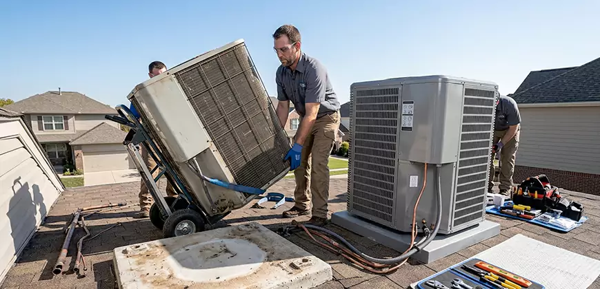 Emergency Air Conditioning Unit Swap in Southaven